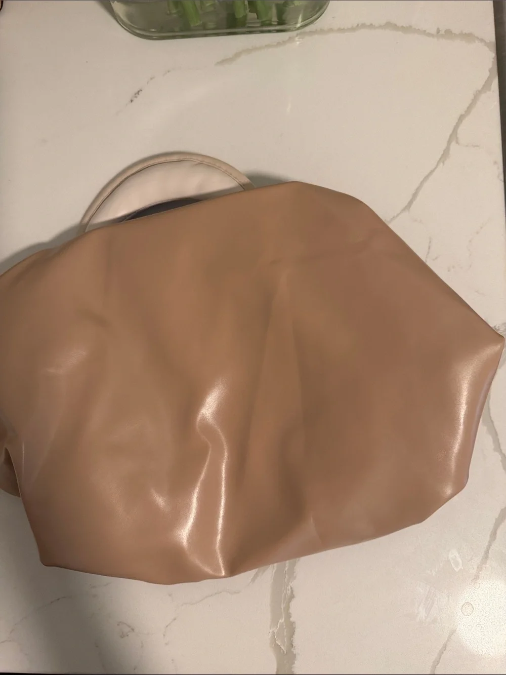 Women's Beige Jewelry Bag